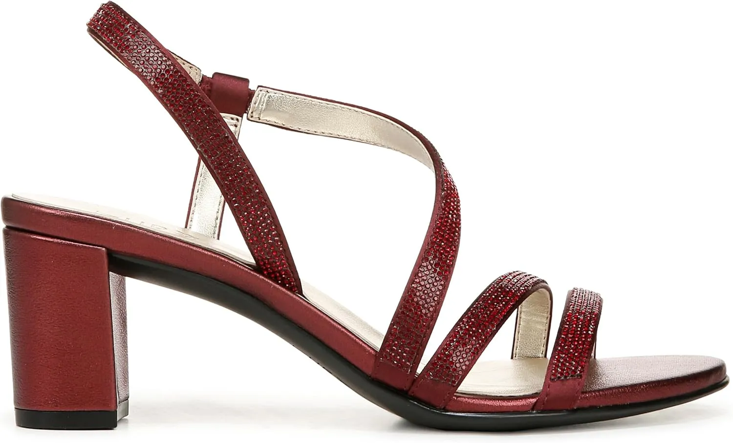 Naturalizer Women's Vanessa2 Rhinestone Embellished Strappy Heeled Sandal