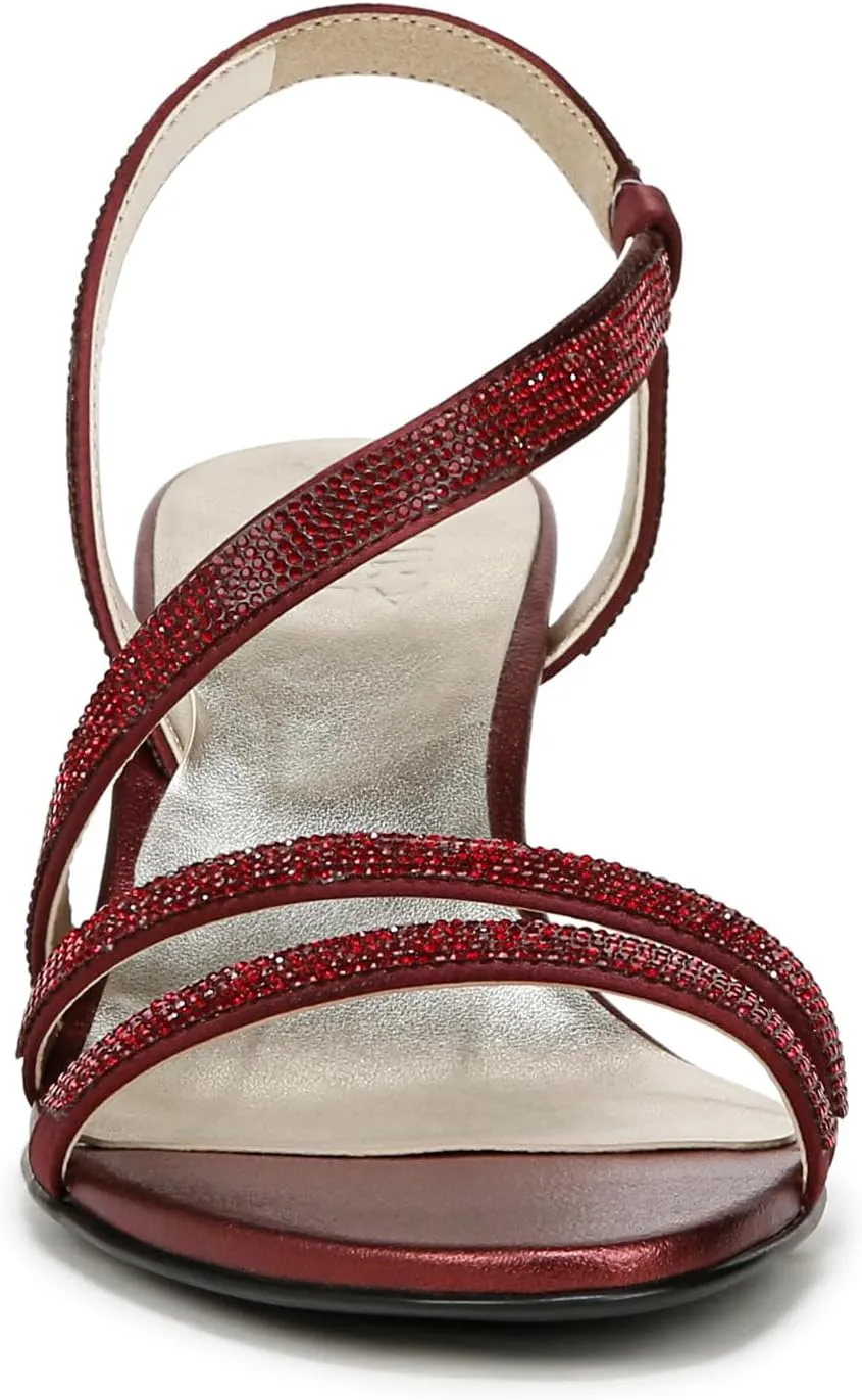 Naturalizer Women's Vanessa2 Rhinestone Embellished Strappy Heeled Sandal