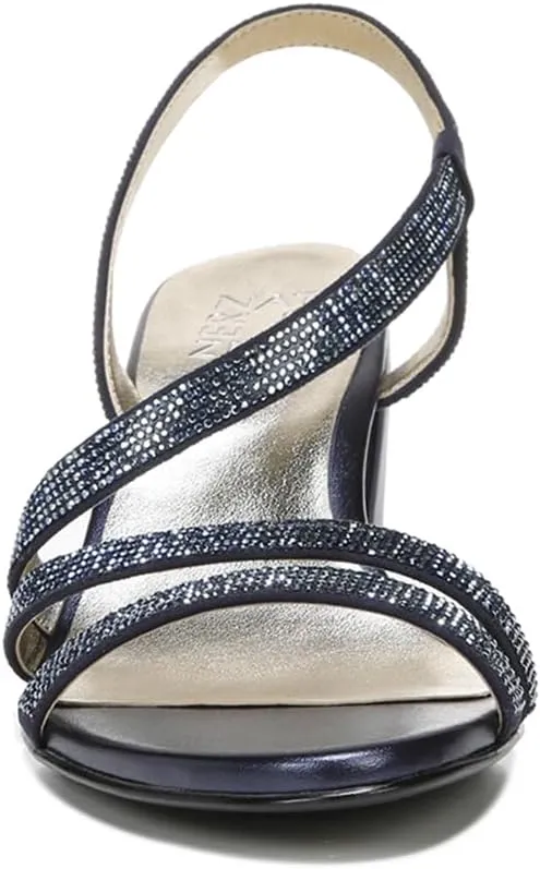 Naturalizer Women's Vanessa2 Rhinestone Embellished Strappy Heeled Sandal