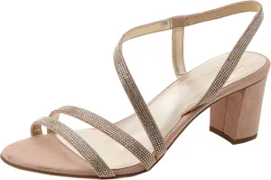 Naturalizer Women's Vanessa2 Rhinestone Embellished Strappy Heeled Sandal