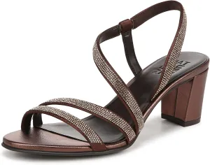 Naturalizer Women's Vanessa2 Rhinestone Embellished Strappy Heeled Sandal