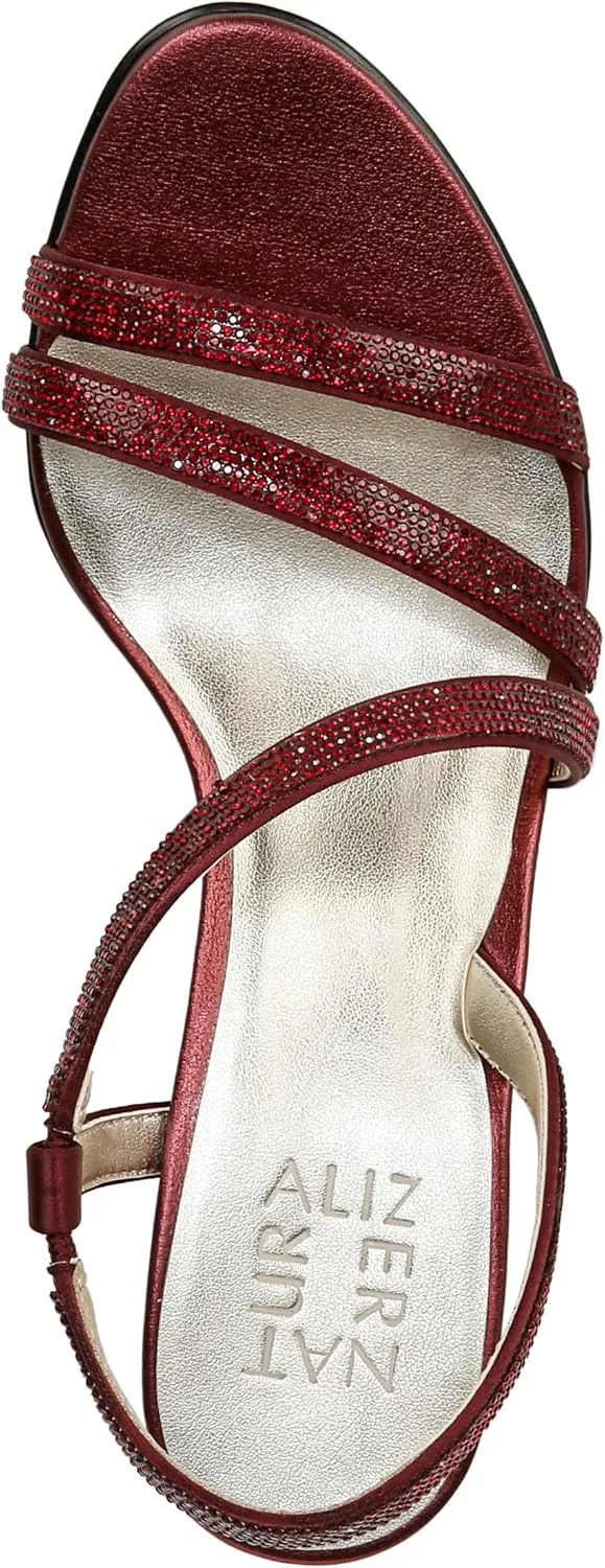 Naturalizer Women's Vanessa2 Rhinestone Embellished Strappy Heeled Sandal