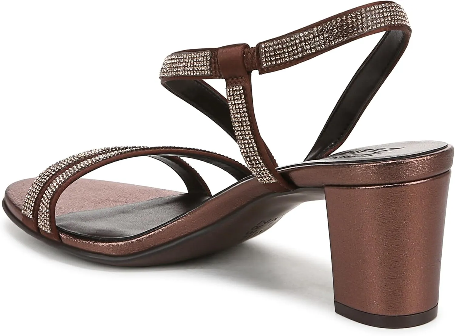 Naturalizer Women's Vanessa2 Rhinestone Embellished Strappy Heeled Sandal