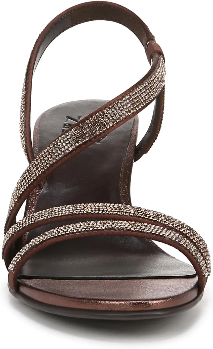 Naturalizer Women's Vanessa2 Rhinestone Embellished Strappy Heeled Sandal