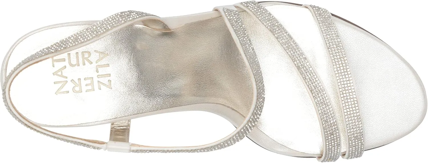 Naturalizer Women's Vanessa2 Rhinestone Embellished Strappy Heeled Sandal