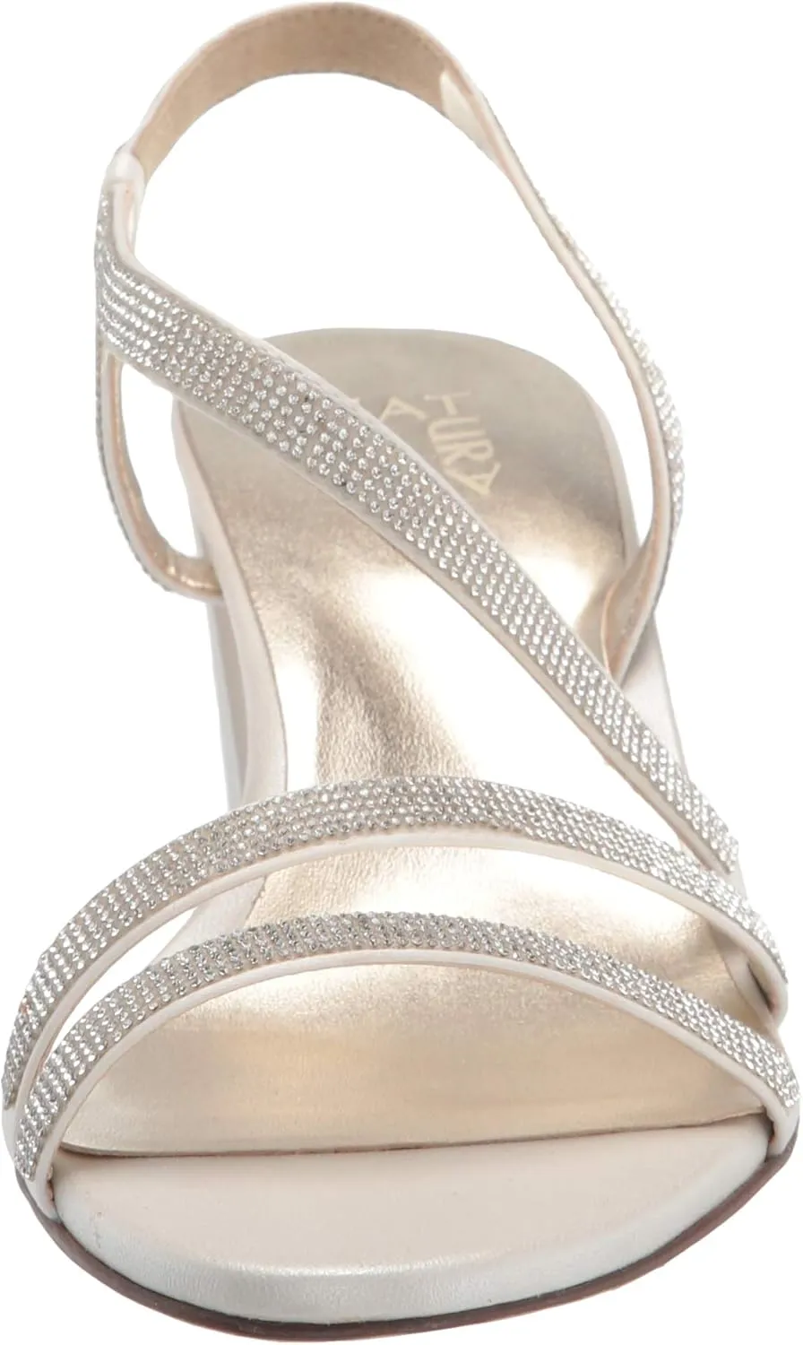 Naturalizer Women's Vanessa2 Rhinestone Embellished Strappy Heeled Sandal