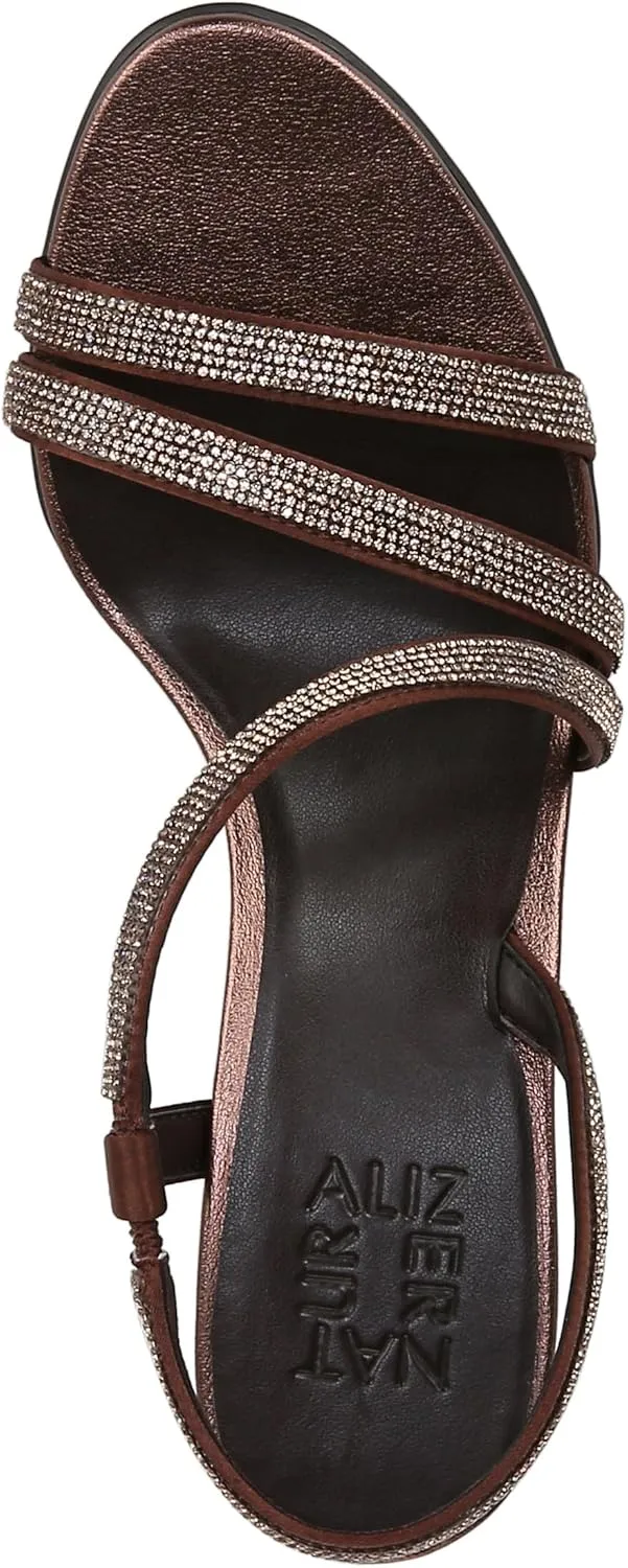 Naturalizer Women's Vanessa2 Rhinestone Embellished Strappy Heeled Sandal