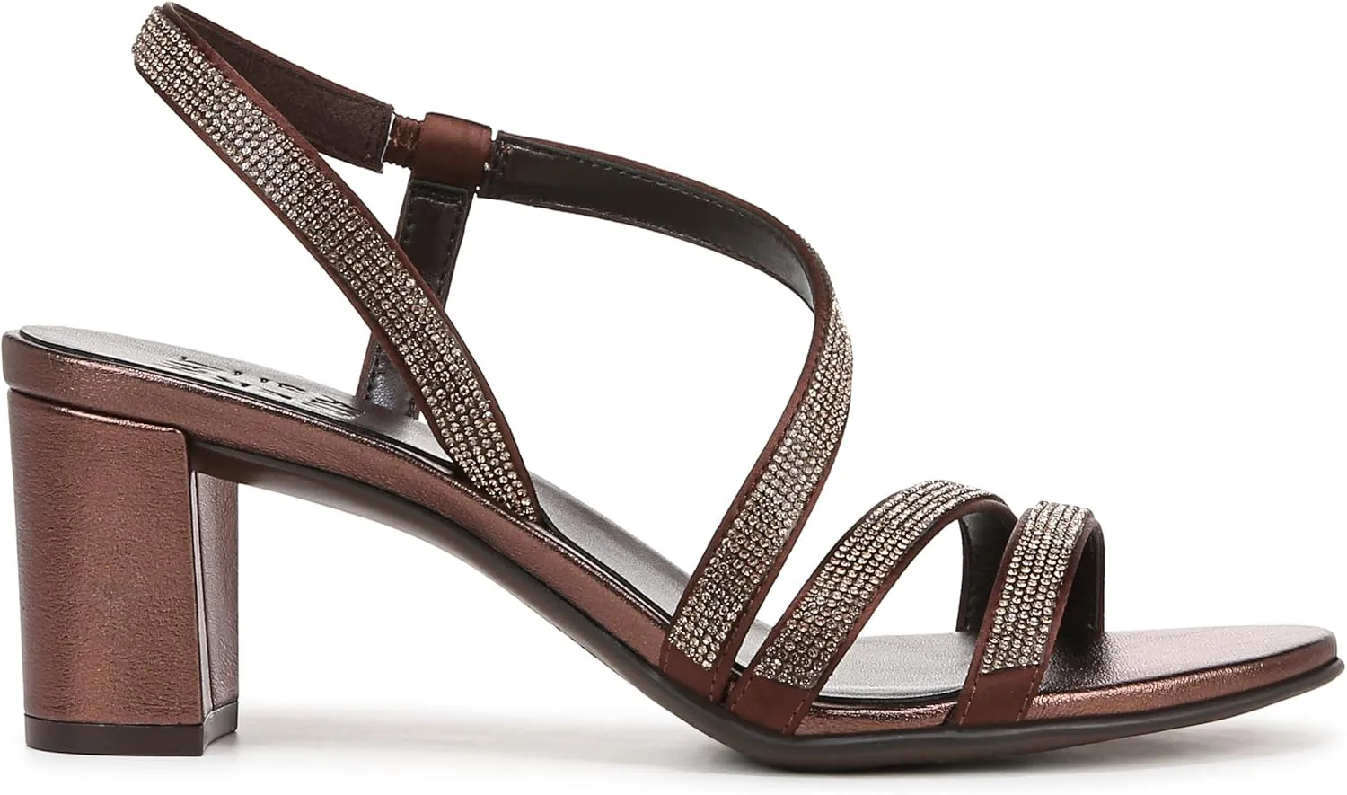 Naturalizer Women's Vanessa2 Rhinestone Embellished Strappy Heeled Sandal