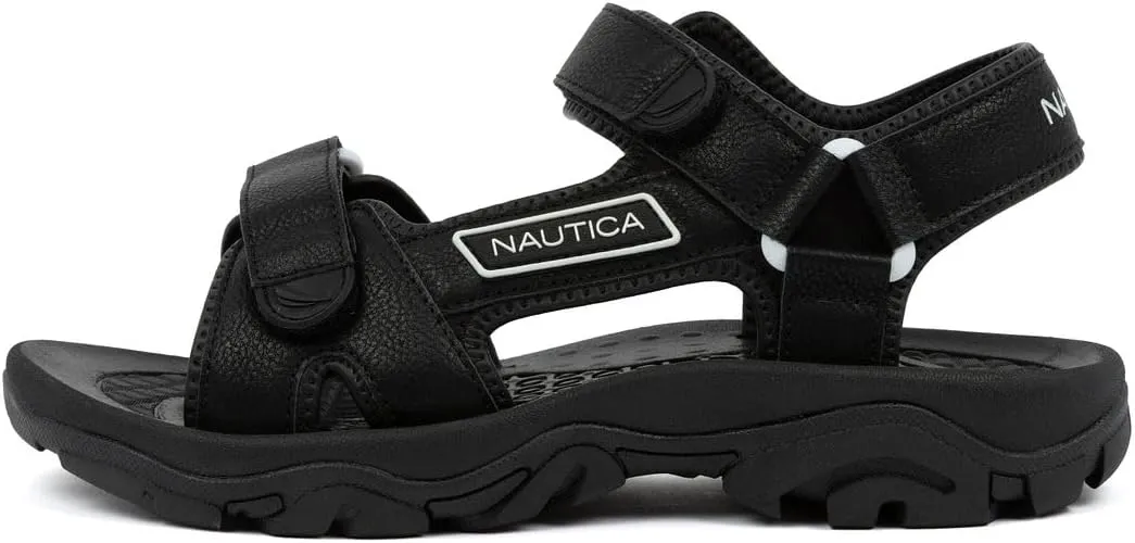 Nautica Men's Athletic Sport Sandals – Adjustable Strap, Comfortable Open-Toe Hiking & Walking Sandals with Cushioned Sole