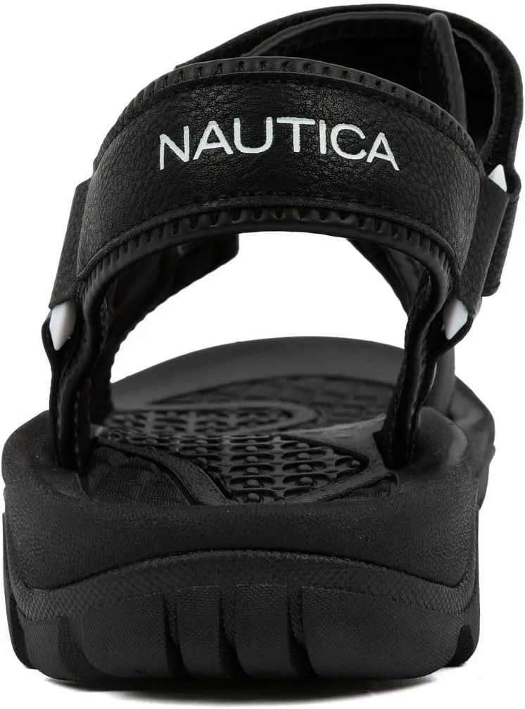 Nautica Men's Athletic Sport Sandals – Adjustable Strap, Comfortable Open-Toe Hiking & Walking Sandals with Cushioned Sole