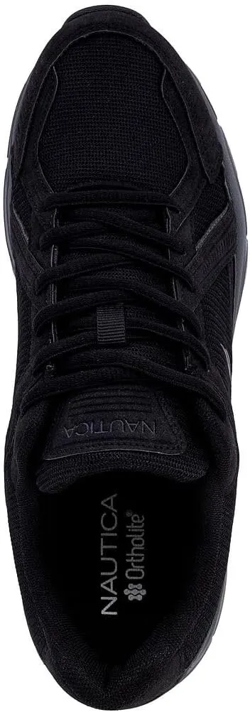 Nautica Mens Running Sneakers Sport Fashion Lace-Up Athletic Soft Shoes for Gym Tennis Men – Cushioned, Breathable, Lightweight & Comfortable