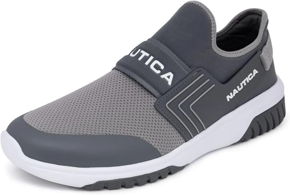 Nautica Men's Slip-On Sneakers – Casual Fashion Shoes for Walking, in Medium & Wide Widths