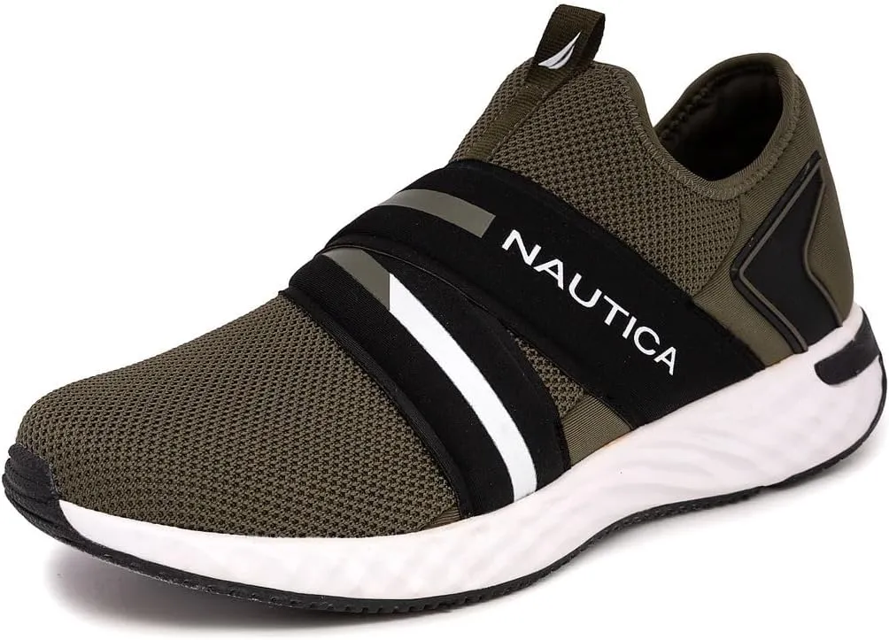 Nautica Men's Slip-On Sneakers – Casual Fashion Shoes for Walking, in Medium & Wide Widths