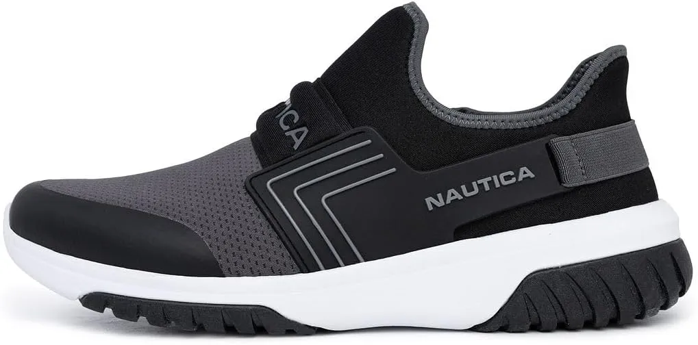 Nautica Men's Slip-On Sneakers – Casual Fashion Shoes for Walking, in Medium & Wide Widths
