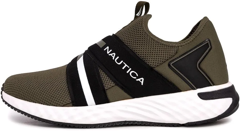 Nautica Men's Slip-On Sneakers – Casual Fashion Shoes for Walking, in Medium & Wide Widths