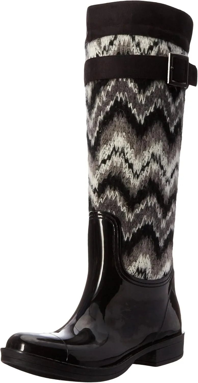 Nomad Women's Hog Rain Boot, Black, 7 M US