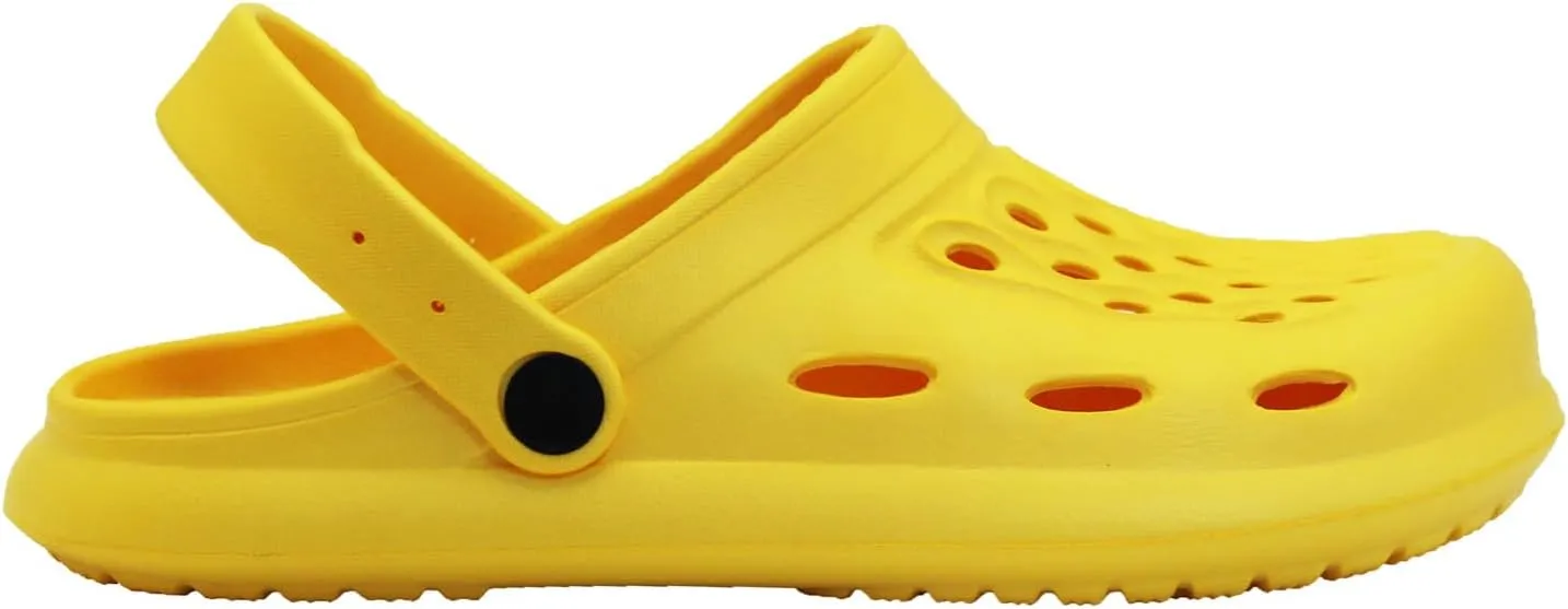 Non-Slip Garden Clogs for Women and Men, Slip On Shower Shoes Heel Strap Mules Sandals Lightweight Slippers Beach Home Casual Wear Soft Air Cushion Sole Slides
