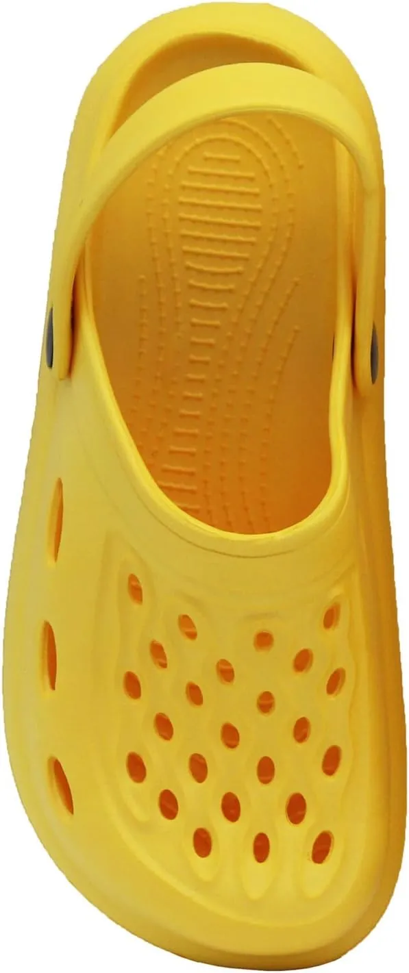 Non-Slip Garden Clogs for Women and Men, Slip On Shower Shoes Heel Strap Mules Sandals Lightweight Slippers Beach Home Casual Wear Soft Air Cushion Sole Slides