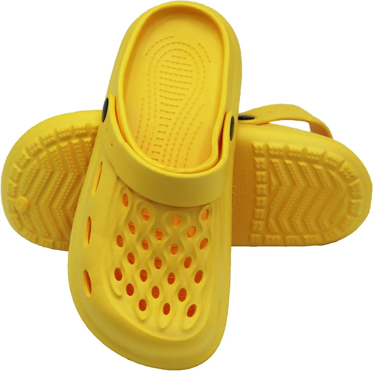 Non-Slip Garden Clogs for Women and Men, Slip On Shower Shoes Heel Strap Mules Sandals Lightweight Slippers Beach Home Casual Wear Soft Air Cushion Sole Slides