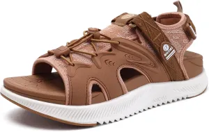 ONCAI Walking Sandals for Women,Sport Athletic Hiking Sandals With Arch Support Orthotic Outdoor Footbed for Plantar Fasciitis, Sandalias Mujer with Adjustable Straps (US Size 6-12)