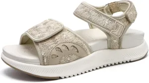 ONCAI Walking Sandals Women,Arch Support Hiking Sandals with Orthotic Outdoor Footbed for Plantar Fasciitis,Water Athletic Platform Sandalias Mujer with 3 Adjustable Strap (US Size 6-12)