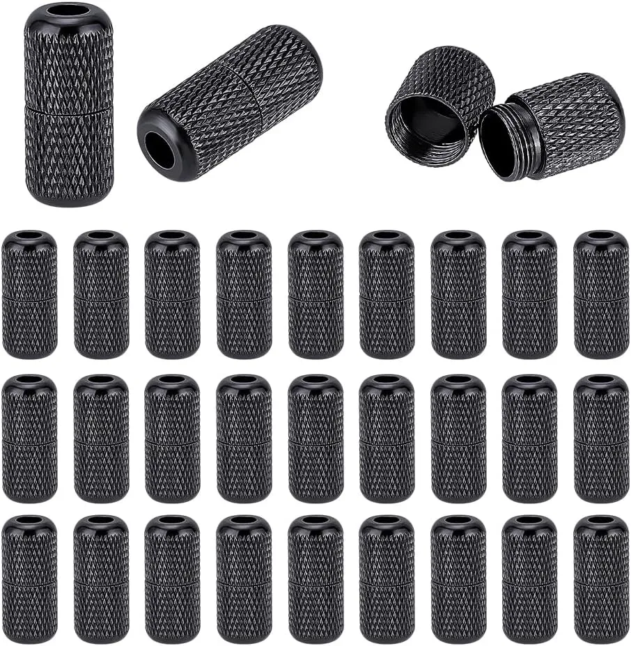 PH PandaHall 30pcs Shoelaces Buckle Lock Metal Laces Clasps Shoelace Buckles Replacement for Sneaker Hiking Boot Board Shoes