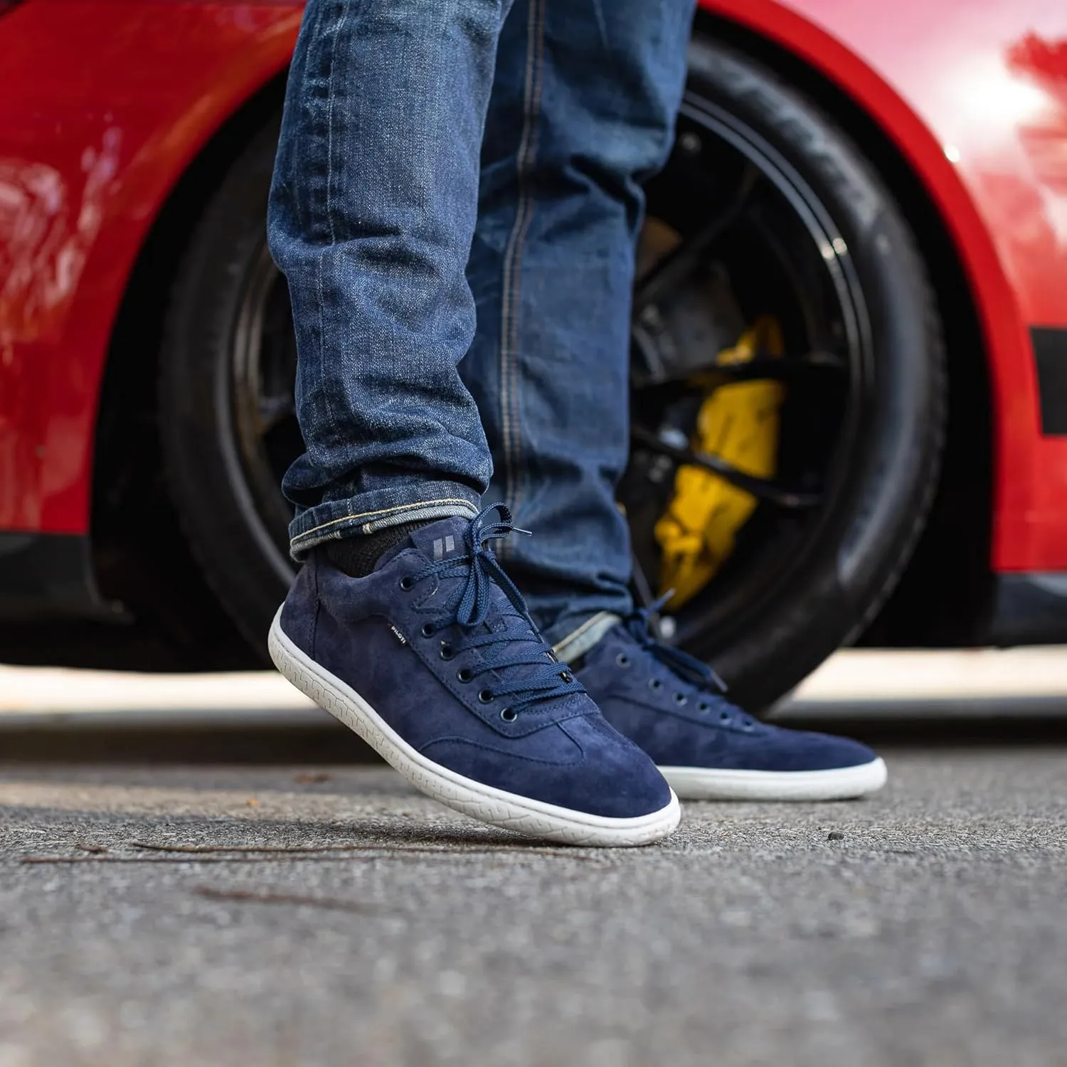 Piloti Driving Shoes for Men, Shift Italian Suede Performance Everyday Driving Sneakers for Men