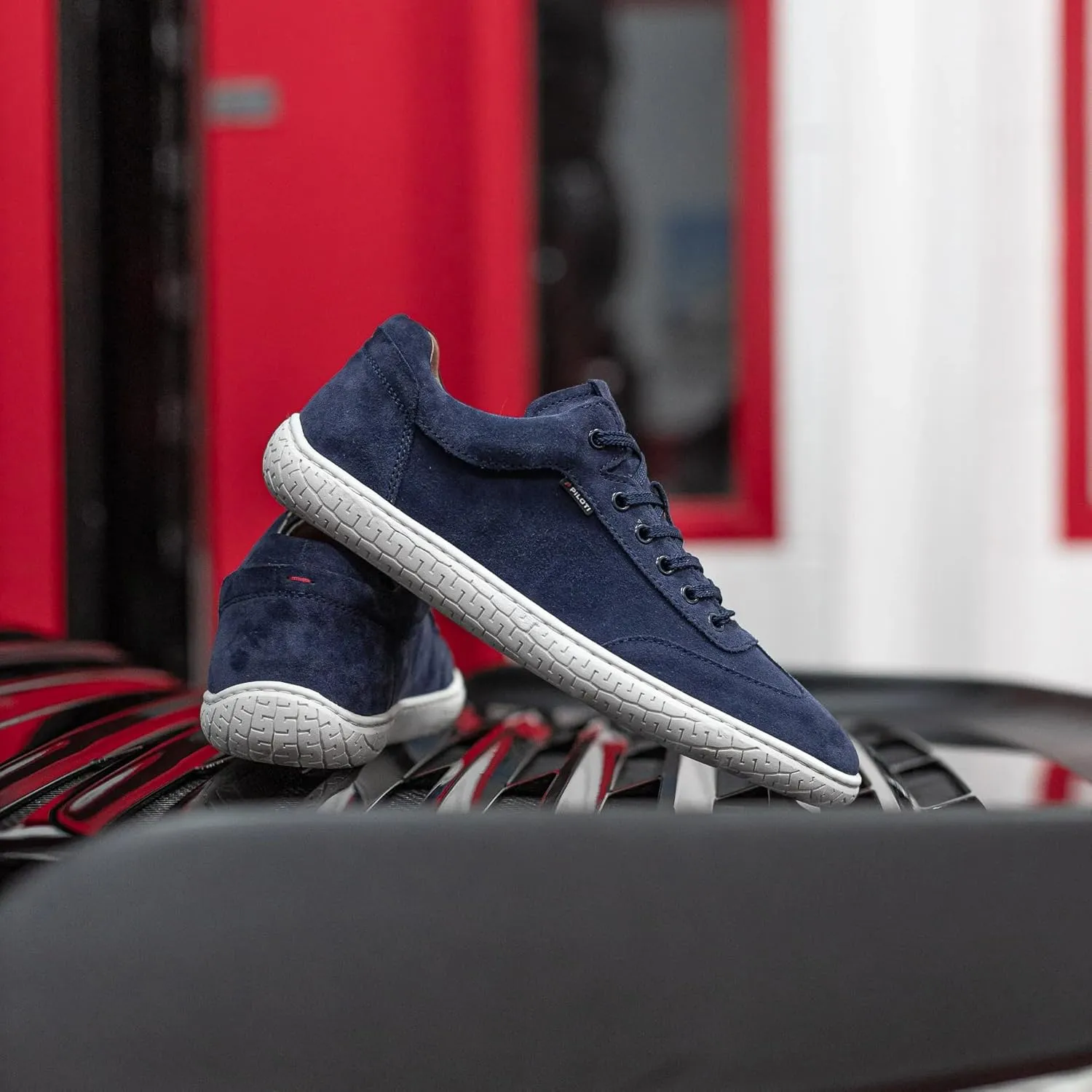 Piloti Driving Shoes for Men, Shift Italian Suede Performance Everyday Driving Sneakers for Men