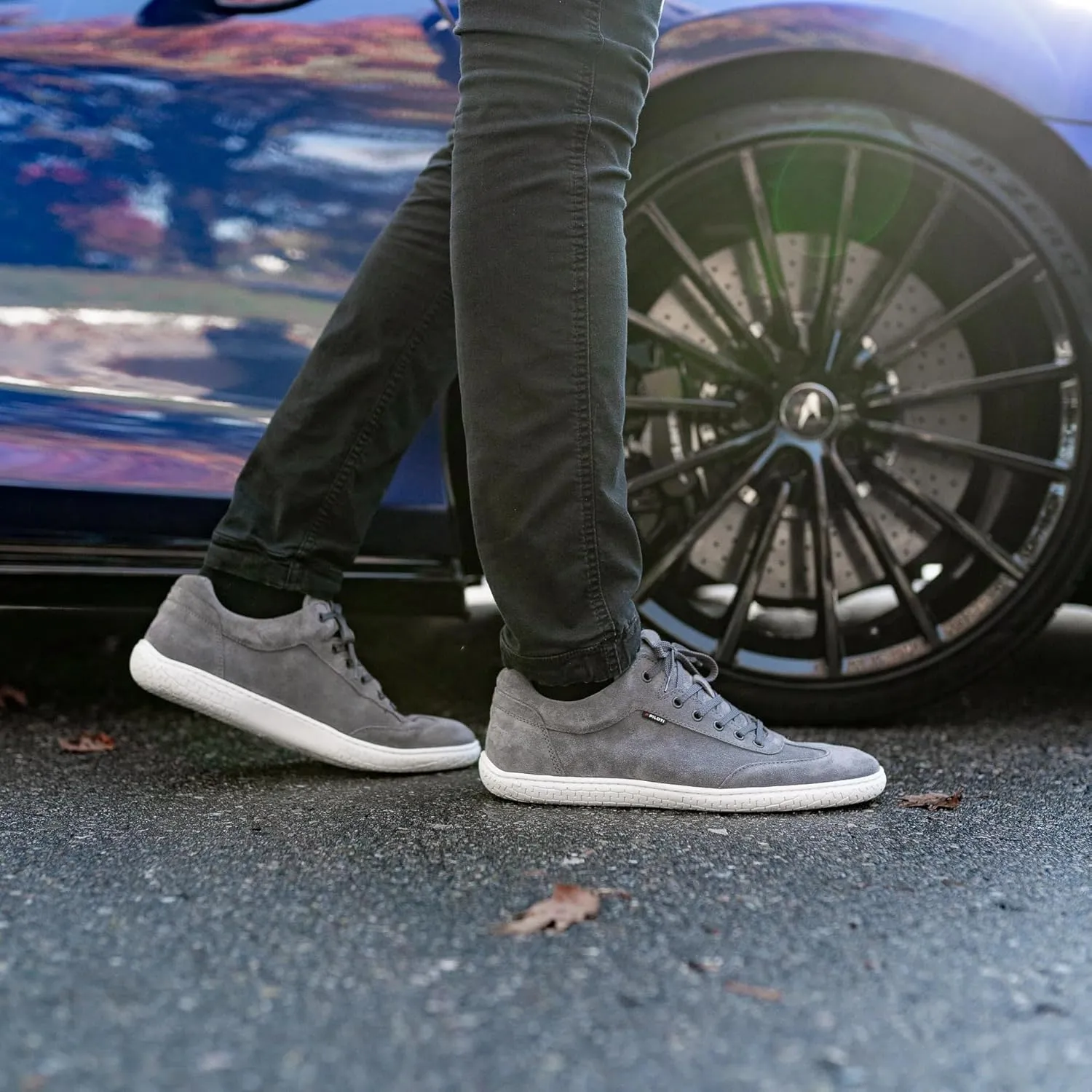 Piloti Driving Shoes for Men, Shift Italian Suede Performance Everyday Driving Sneakers for Men