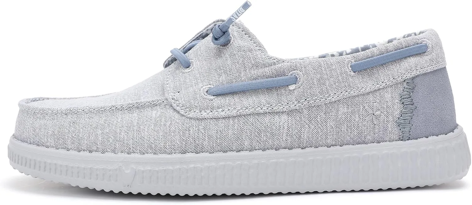 PITAS Santorini Women's Slip-On Shoes | Lightweight Comfortable Casual Shoes | Stylish Daily Wear Loafers for Women | Blue
