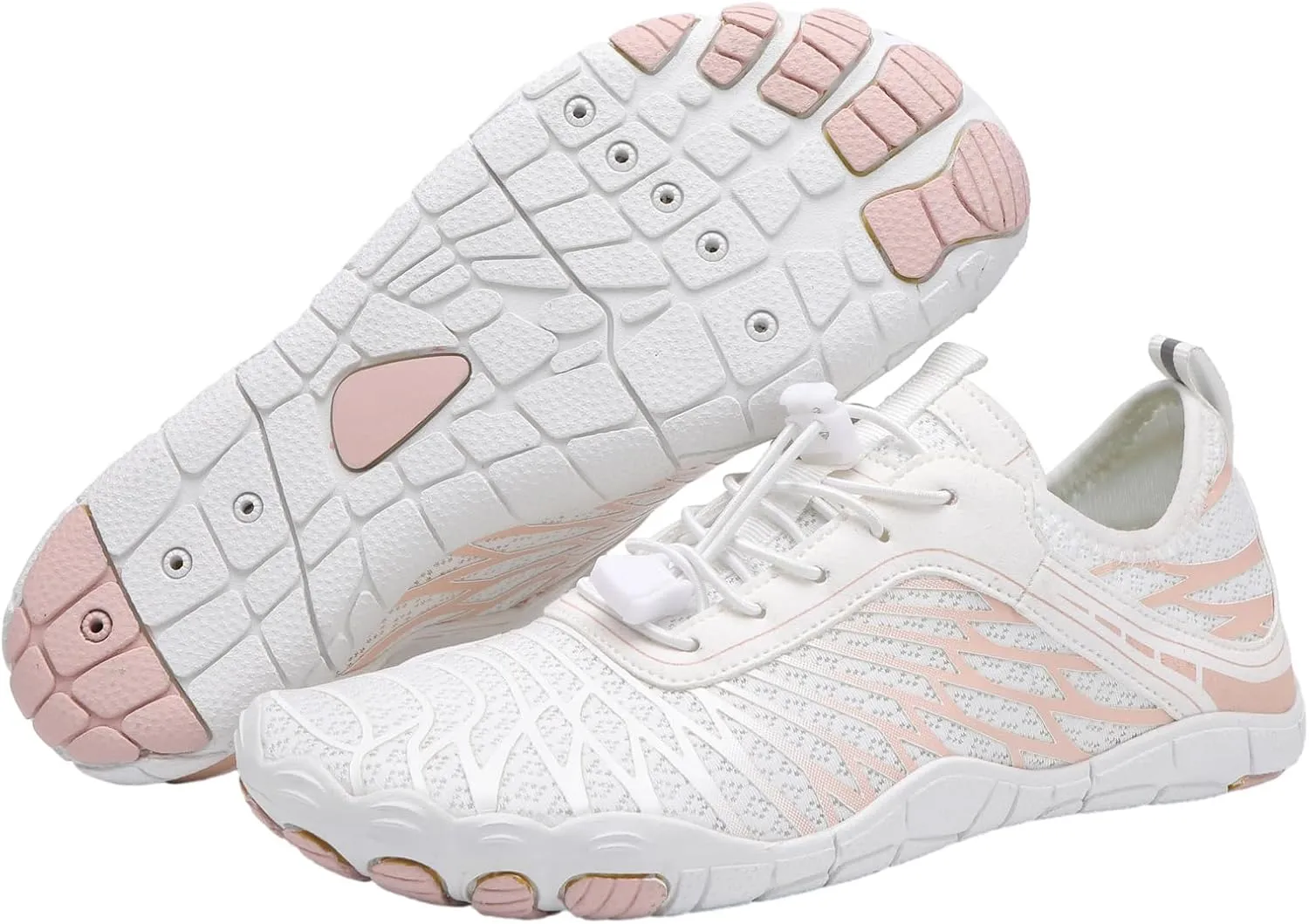 Pro Barefoot Shoes Womens Mens Hike Barefoot Shoe with Wide Toe Box Healthy Non-Slip Quick-Dry Aqua Shoes Lightweight Breathable Sports Hiking Walking Sneaker Outdoor Hiking Footwear