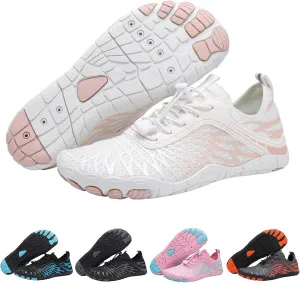 Pro Barefoot Shoes Womens Mens Hike Barefoot Shoe with Wide Toe Box Healthy Non-Slip Quick-Dry Aqua Shoes Lightweight Breathable Sports Hiking Walking Sneaker Outdoor Hiking Footwear