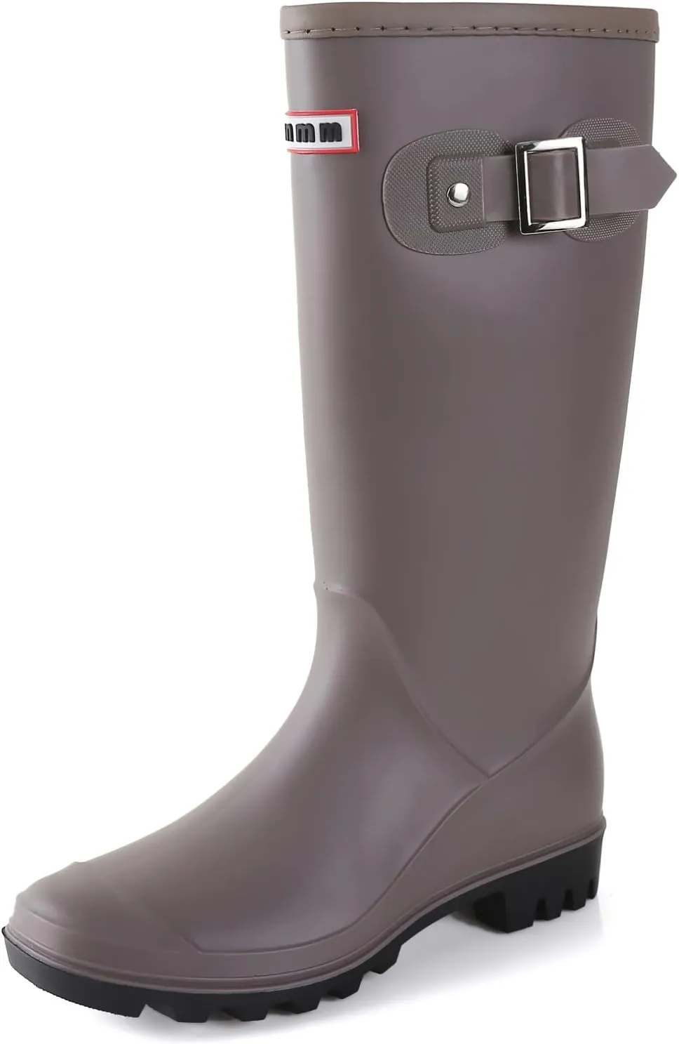 Rain Boots for Women, Waterproof Anti-Slip Knee High Rubber boots, Fashion Comfy Tall Water Boots Lightweightr Garden Booties for Outdoor