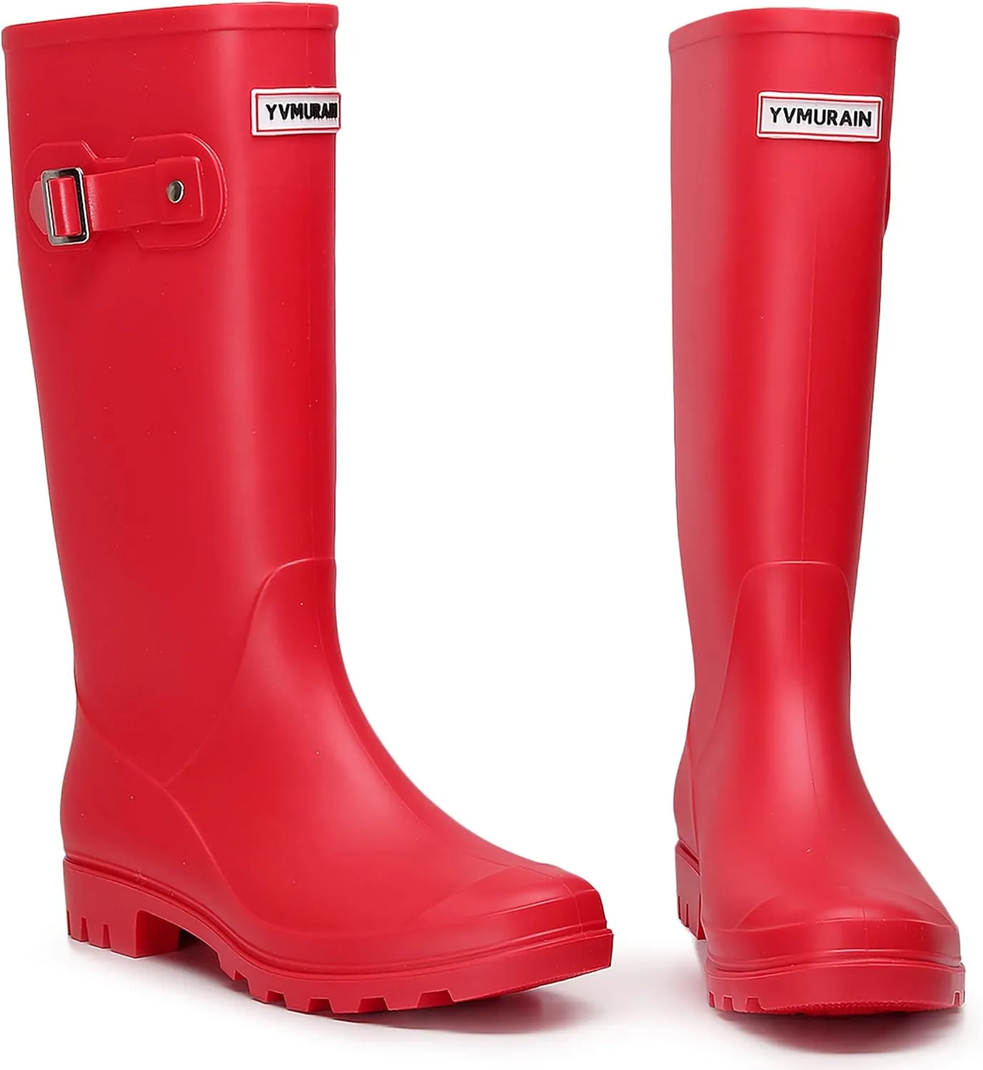Rain Boots for Women Waterproof Garden Shoes Non-Slip Knee-high Mud boots Ladies Tall Rubber Boots Lightweight Outdoor Work Booties
