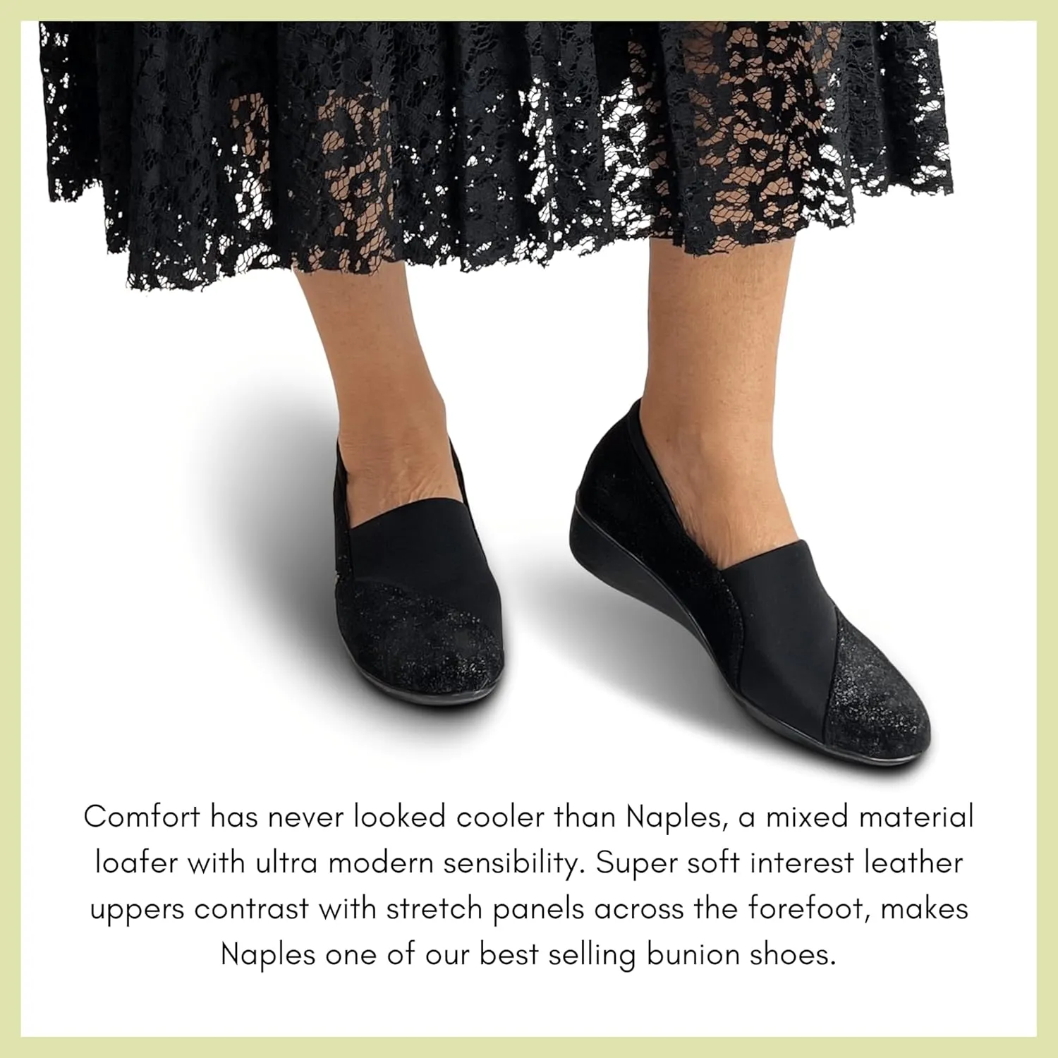 Revere Naples Women's Stretch Loafers - Comfortable Bunion-Friendly Design with Arch Support and Custom Fit