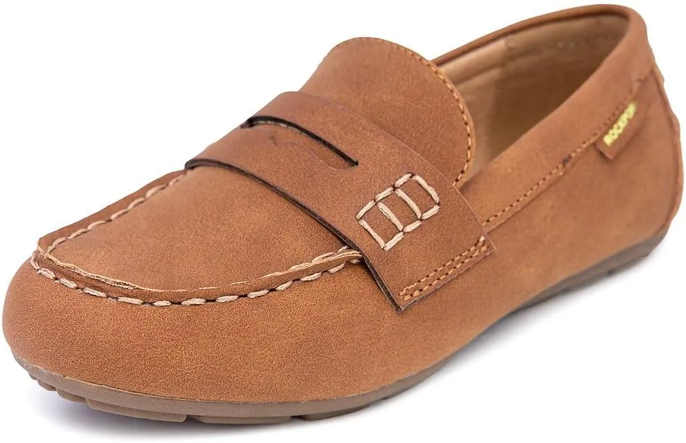 Rockport Boys Mocassins Loafers Slip On Dress Penny Flat Shoes for Boys Kids (Little Kids & Big Kids)