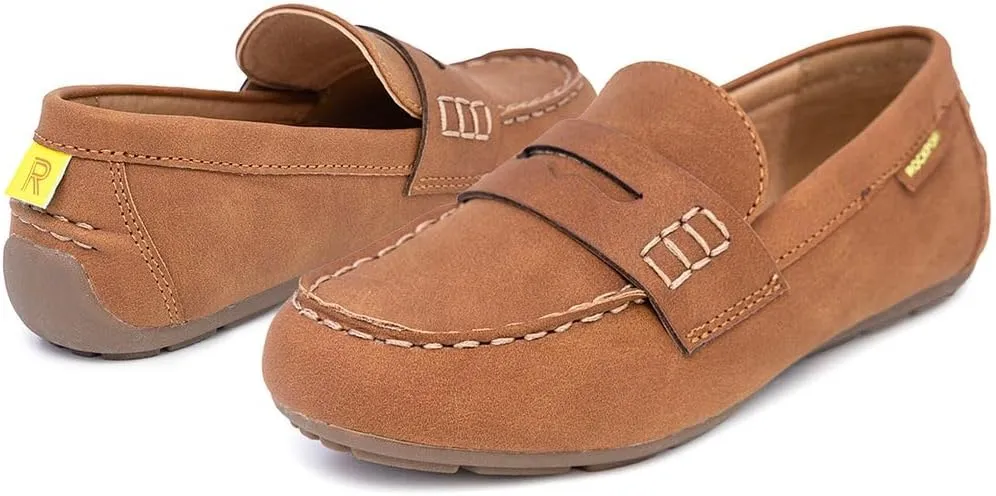 Rockport Boys Mocassins Loafers Slip On Dress Penny Flat Shoes for Boys Kids (Little Kids & Big Kids)