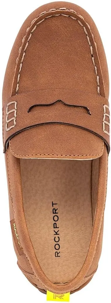 Rockport Boys Mocassins Loafers Slip On Dress Penny Flat Shoes for Boys Kids (Little Kids & Big Kids)