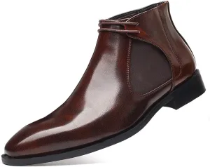 Santimon Mens Chelsea Boots Formal Boots for Men Dress Boots Casual Ankle Boots