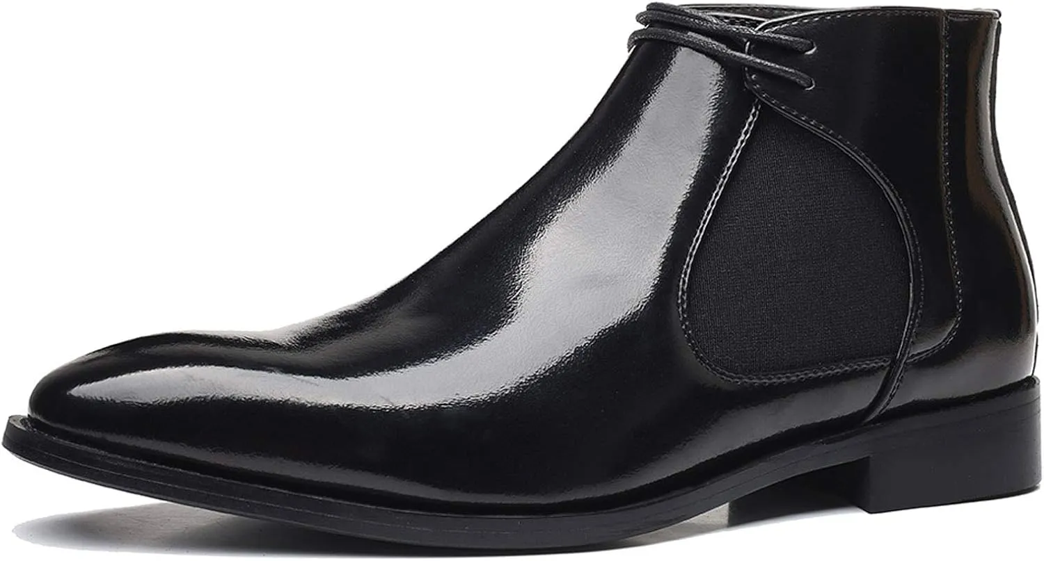 Santimon Mens Chelsea Boots Formal Boots for Men Dress Boots Casual Ankle Boots