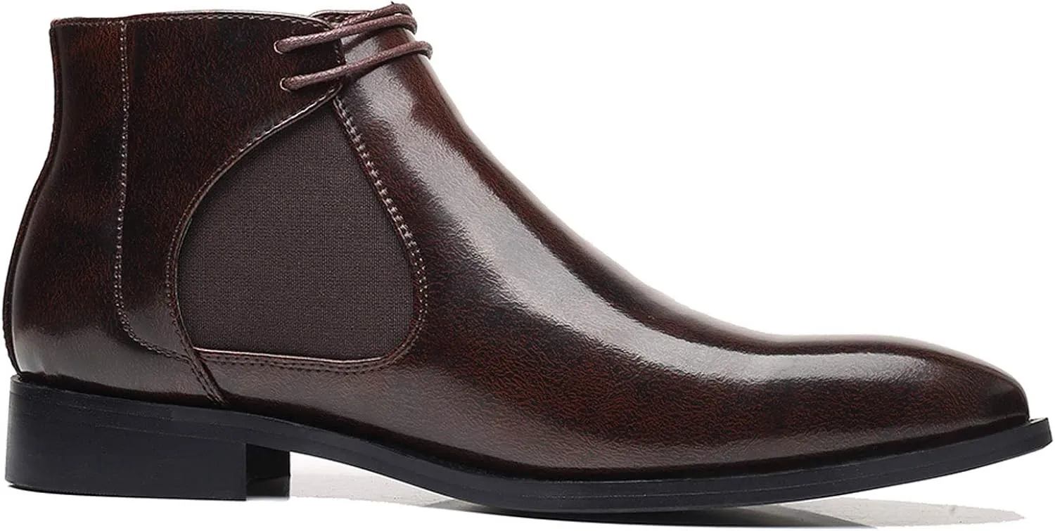 Santimon Mens Chelsea Boots Formal Boots for Men Dress Boots Casual Ankle Boots