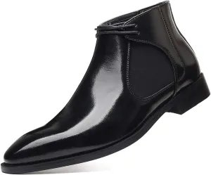 Santimon Mens Chelsea Boots Formal Boots for Men Dress Boots Casual Ankle Boots