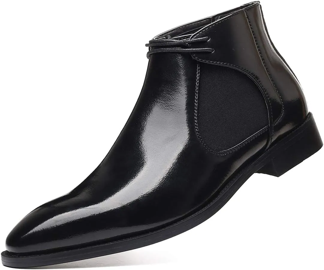 Santimon Mens Chelsea Boots Formal Boots for Men Dress Boots Casual Ankle Boots