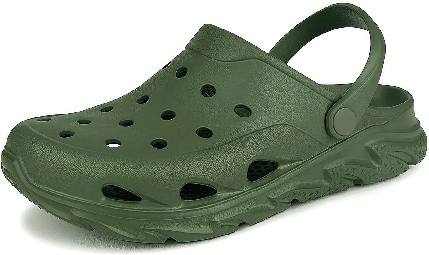 Scecocrs Womens Mens Arch Support Clogs Garden Shoes Adult Slip On Outdoor Spoort Sandals Summer Water Beach Shoes Casual Slippers Lightweight Breathable Non Slip