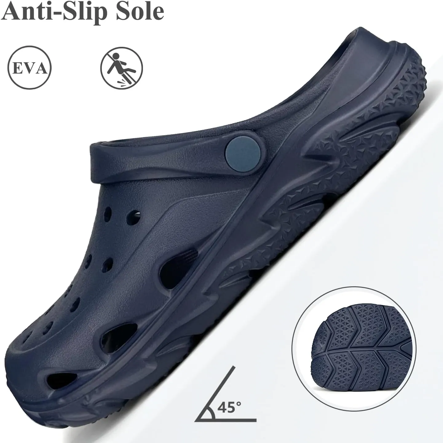 Scecocrs Womens Mens Arch Support Clogs Garden Shoes Adult Slip On Outdoor Spoort Sandals Summer Water Beach Shoes Casual Slippers Lightweight Breathable Non Slip