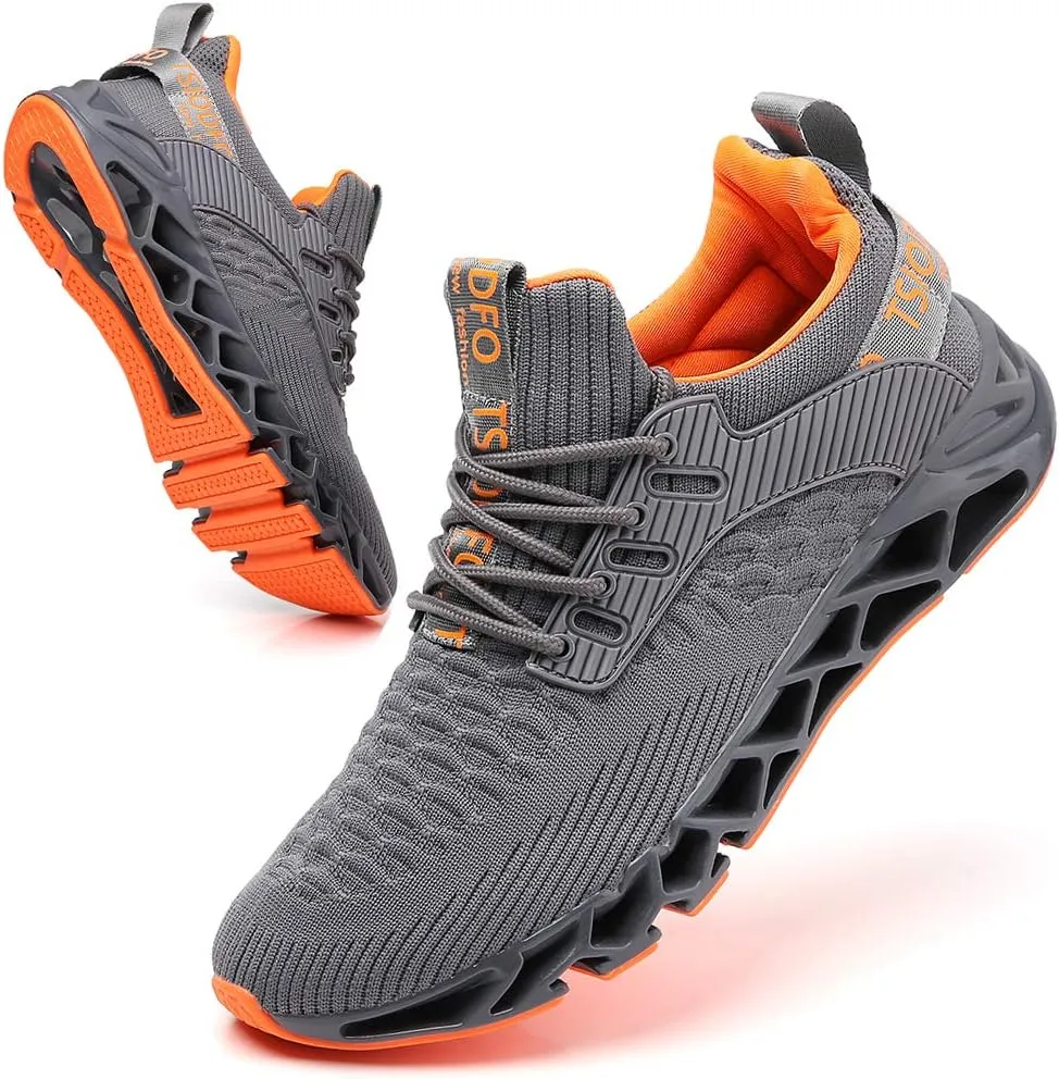 SKDOIUL Men Sport Running Shoes Mesh Breathable Trail Runners Fashion Sneakers