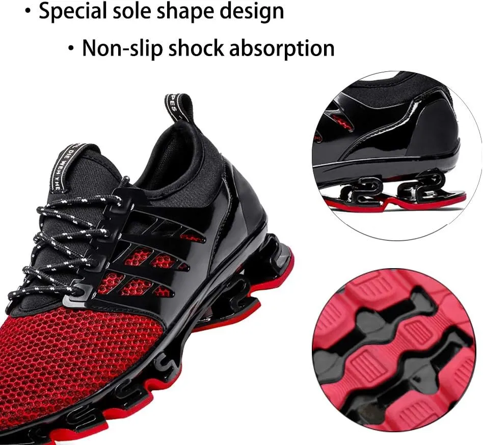 SKDOIUL Sport Running Shoes for Mens Mesh Breathable Trail Runners Fashion Sneakers