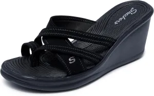 Skechers Cali Women's Rumblers-Beautiful People Wedge Sandal