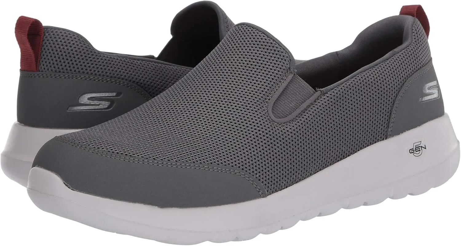 Skechers Men's Go Max Clinched-Athletic Mesh Double Gore Slip on Walking Shoe