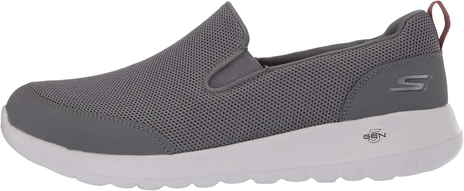 Skechers Men's Go Max Clinched-Athletic Mesh Double Gore Slip on Walking Shoe